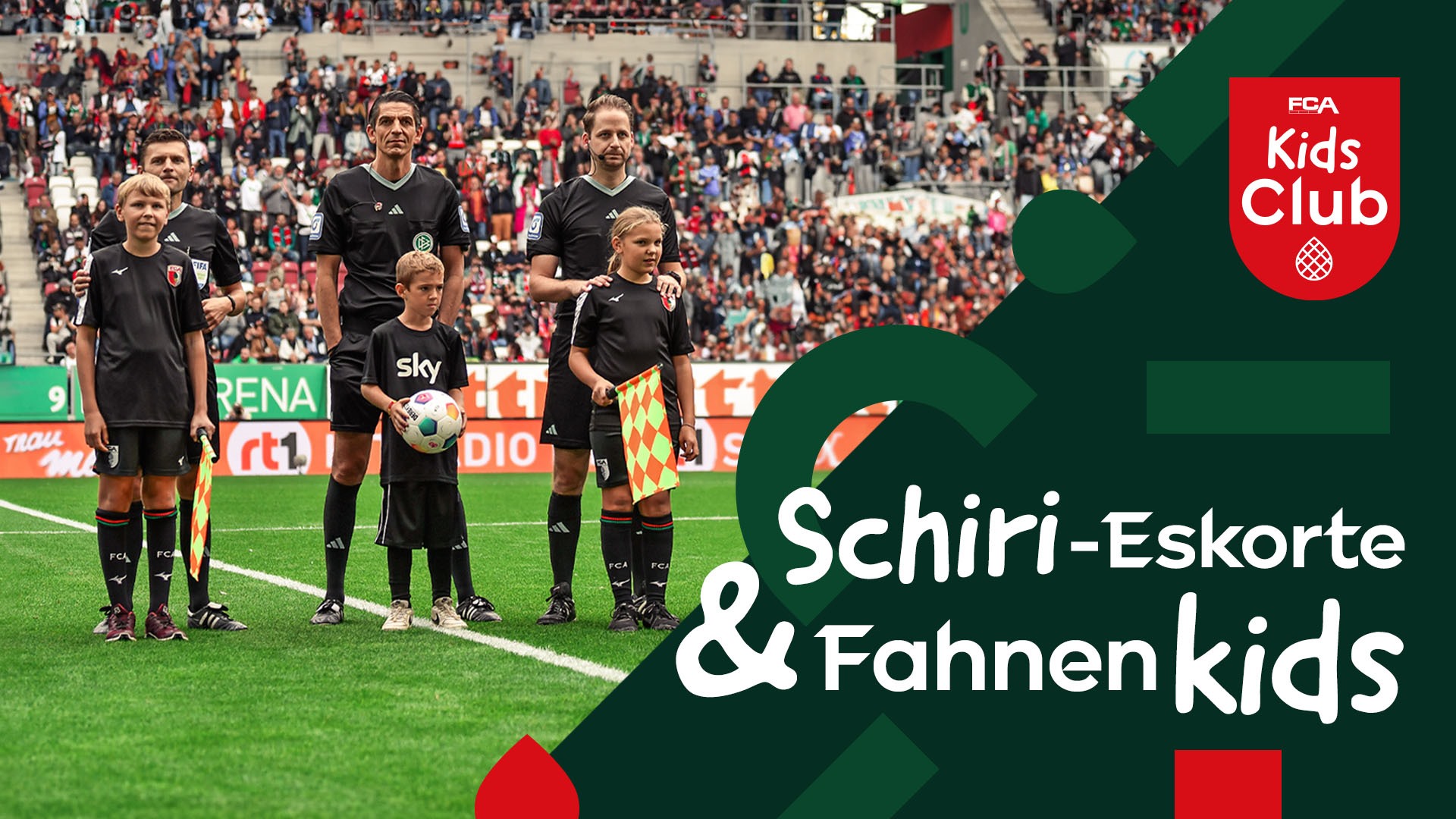Verlosung Schiri-Eskorte & Fahnenkids